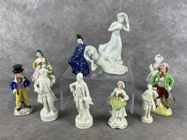 Bisque Porcelain Miniature Figures