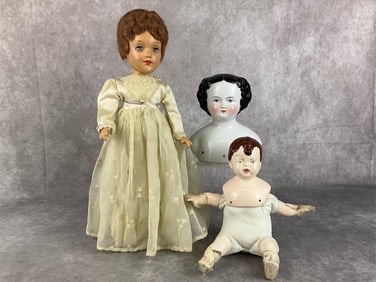 1800's German Doll Head & More