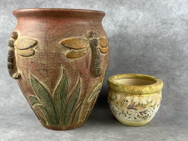 Dragonfly & Bee Planters