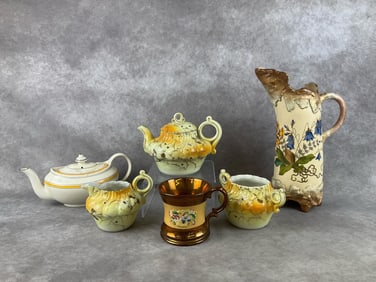 Antique Teapots and Pitchers