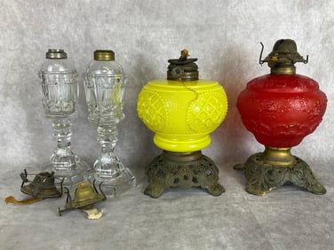 19th Century Oil Lamps