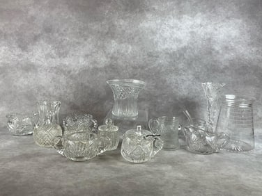 Cut Glass Large Assortment
