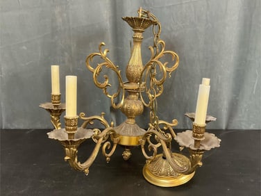 Brass Chandelier