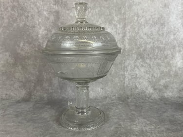 1880's Adams & Co. Compote