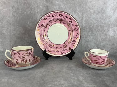Sunderland Pink Luster Ceramics