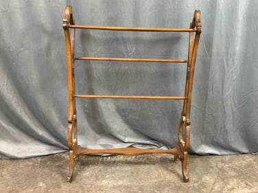 Oak Quilt Rack