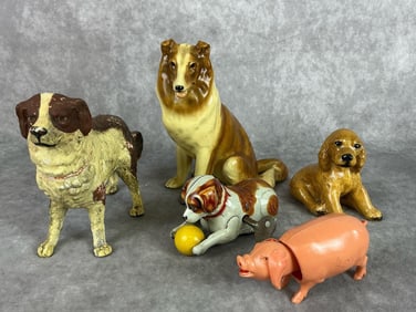 Vintage Animal Figures & Toys