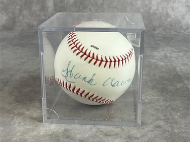 Hank Aaron Signed Baseball