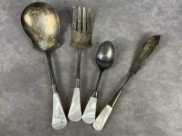 Sterling & Mother of Pearl Flatware