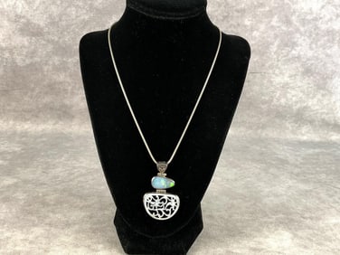 Scrollwork Costume Necklace