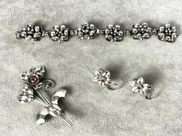 Sterling Silver Mid Century Jewelry