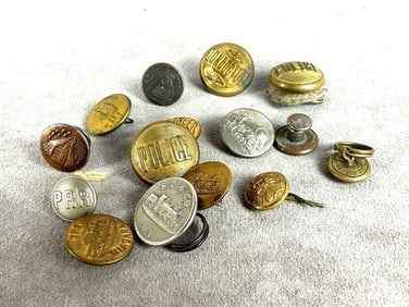 Vintage Uniform Buttons
