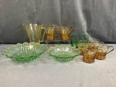Depression Glass & Libbey Glasses