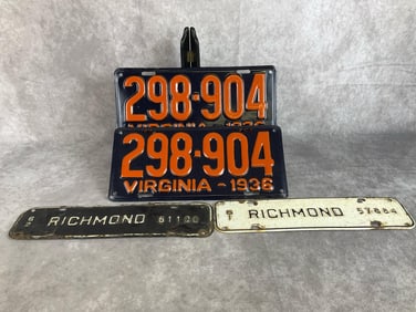 Virginia License Plates