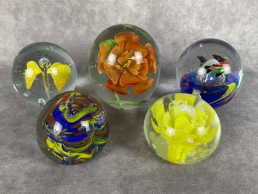 Glass Paperweights