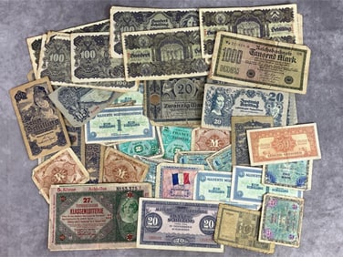 Vintage Foreign Money
