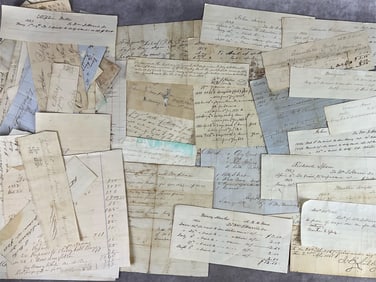 1800's Store Receipts