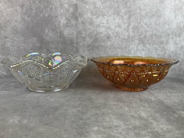 Iridescent Glass Bowls