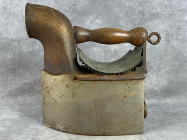 1800's Coal Burning Cast Chimney Iron