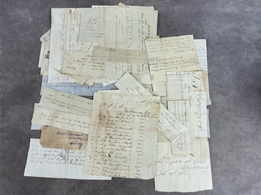 1800's Bill of Sales & Receipts