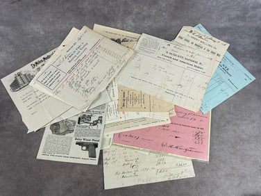 Late 1800's-Early 1900's Local Virginia Ephemera