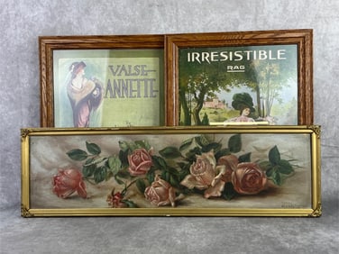 Framed Sheet Music & More