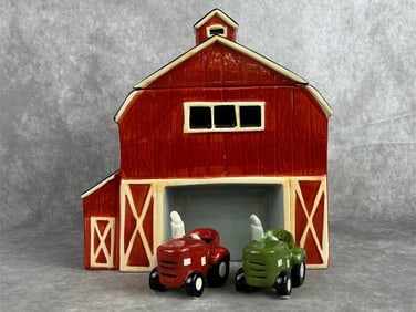 Cracker Barrel Barn Cookie Jar