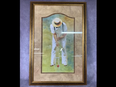 Croquet Sportsman Print