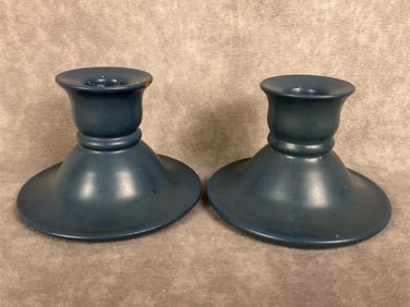 Marblehead Pottery Candleholders