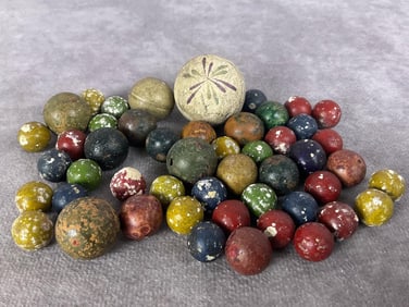 1800's Clay Marbles