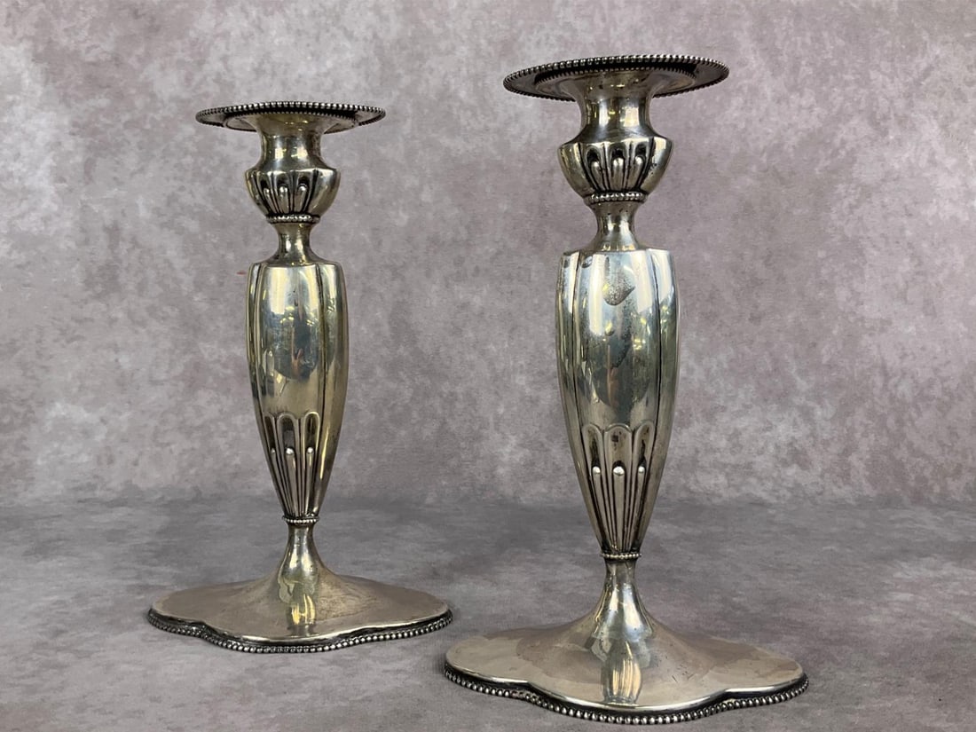 Sterling Silver Candlesticks (1 of 5)