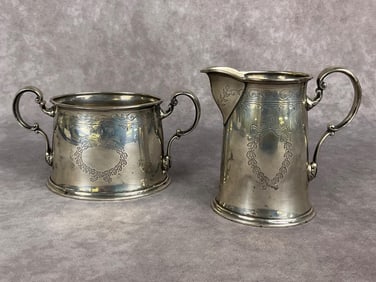 Sterling Silver Cream & Sugar Set