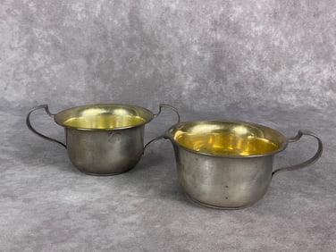 Sterling Silver Cream & Sugar Set