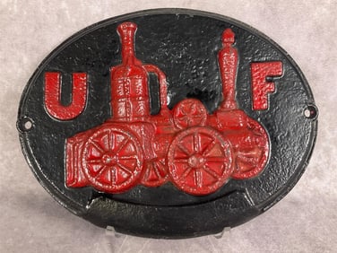 Cast Iron Fire Mark Plaque