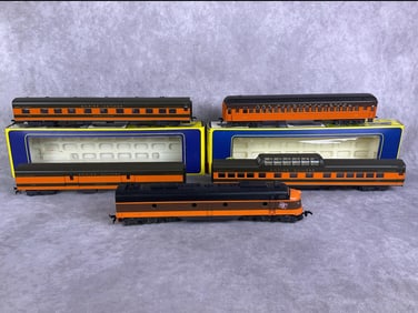 AHM Great Northern & Chicago Milwakee Trains