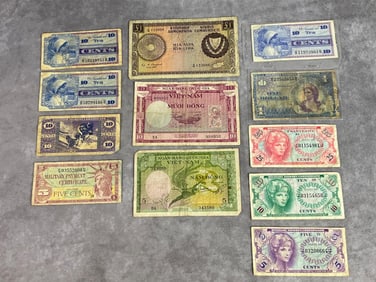Military Certificates & Foreign Money