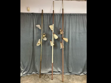 Mid Century Tension Lamps