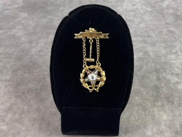 10kt Masonic Pin
