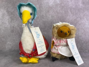 Eden Jemima Puddle-duck & Mrs. Tiggy-winkle Stuffed Animals