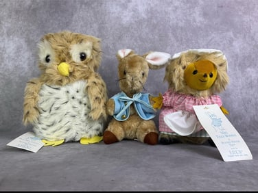 Eden Old Mr. Brown, Mrs.Tiggy Wink & Peter Rabbit Stuffed Animals