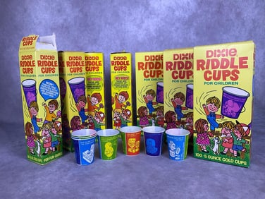 1970's Dixie Riddle Cups