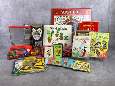 Vintage Toys Children's Books & More