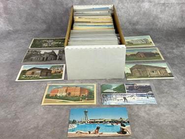Lot of Approximately 700 Postcards