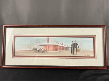“Pulaski Railway Station?? by P. Buckley Moss