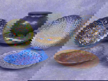 North Carolina Enameled Copper Pieces