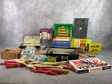 Vintage Puzzles & Brain Teasers Lot COMMAS?!
