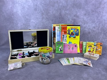 Retro Travel Guides & Stamps