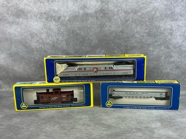 AHM Caboose, Locomotive & Gondola Trains
