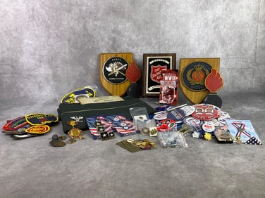 Military Caps, Pins & More