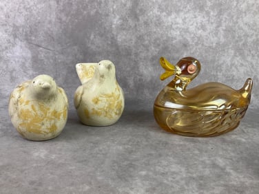 Carnival Glass Duckie & More